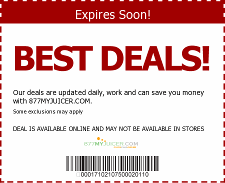 877MYJUICER.COM Promo Code