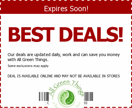 All Green Things Promo Code