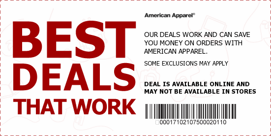 American Apparel Coupons