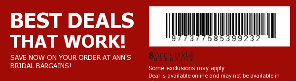 Ann's Bridal Bargains Coupon