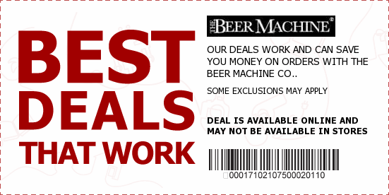 Beer Machine Coupons