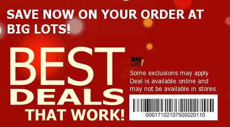 Big Lots Coupon Code