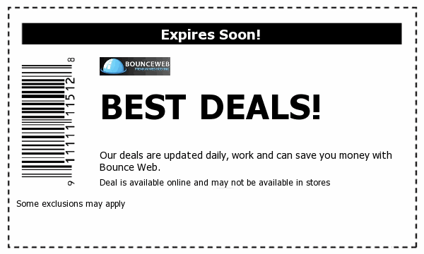 Bounce Web Deals