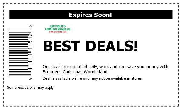 Bronner's Christmas Wonderland Deals