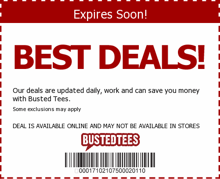 Busted Tees Promo Code