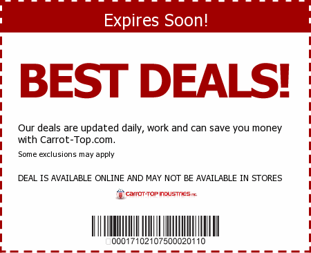 Carrot Top Promo Code