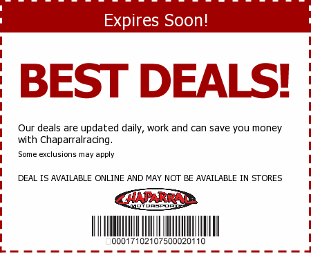 Chaparral Motorsports Promo Code