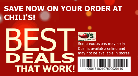 Chilis Coupon Code