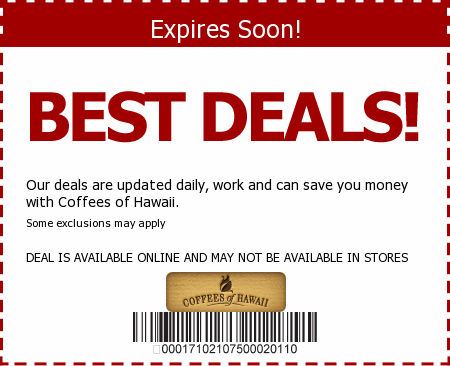 Coffees of Hawaii Promo Code