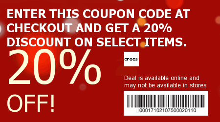 Crocs Coupon Code