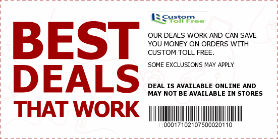 Custom Toll Free Coupons