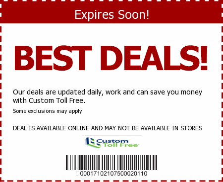 Custom Toll Free Promo Code