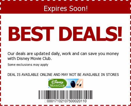 Disney Movie Club Promo Code