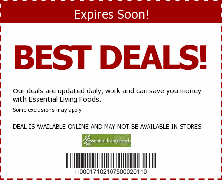 Essential Living Foods Promo Code
