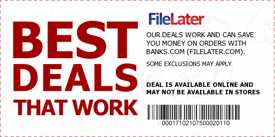 FileLater Coupons