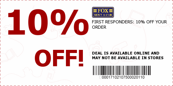 Fox Rent A Car Coupons
