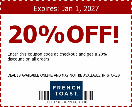 French Toast Promo Code