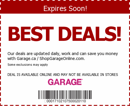 Garage Promo Code