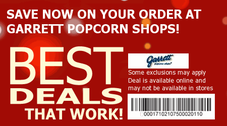 Garrett Popcorn Coupon Code