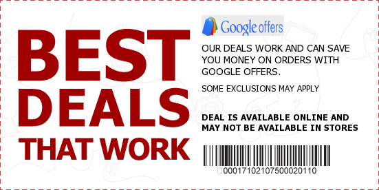 Google Offers Coupons