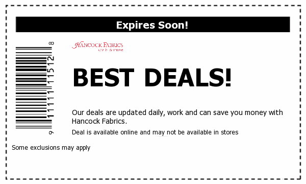 Hancock Fabrics Deals