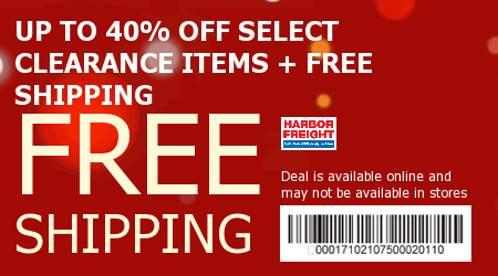Harbor Freight Coupon Code