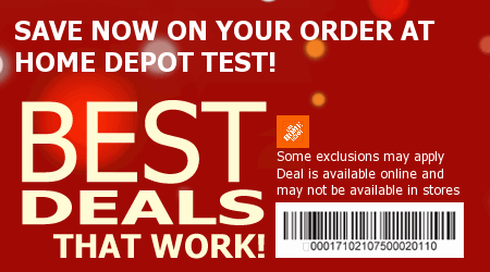 Home Depot Coupon Code