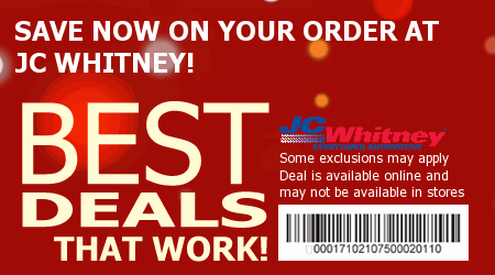 JC Whitney Coupon Code
