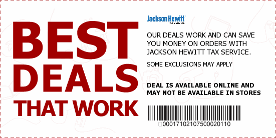 Jackson Hewitt Coupons