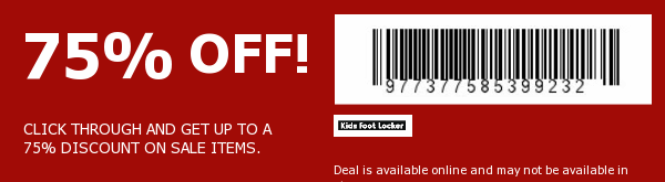 Kids Foot Locker Coupon