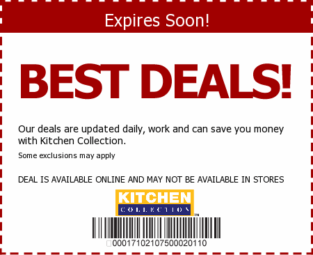 Kitchen Collection Coupons