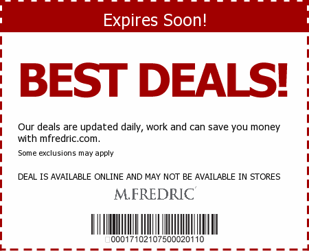 M Fredric Promo Code