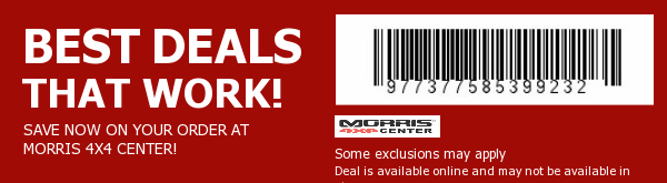 Morris 4x4 Center Coupon