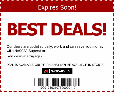 NASCAR Superstore Promo Code