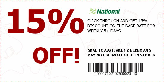 National Car Rental Coupons