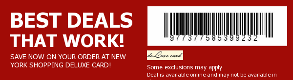 New York Shopping deLuxe Card Coupon
