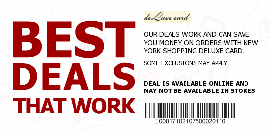 New York Shopping deLuxe Card Coupons