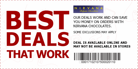 Nirvana Chocolates Coupons