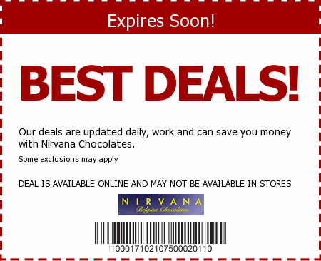 Nirvana Chocolates Promo Code
