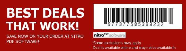Nitro PDF Software Coupon