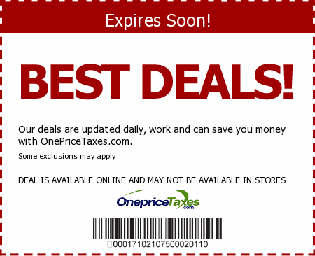 One Price Taxes Promo Code