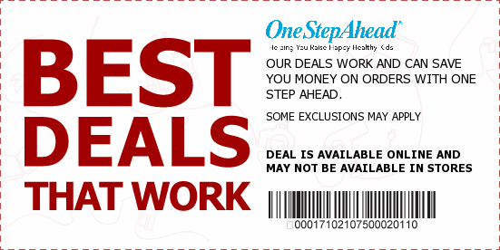 One Step Ahead Coupons