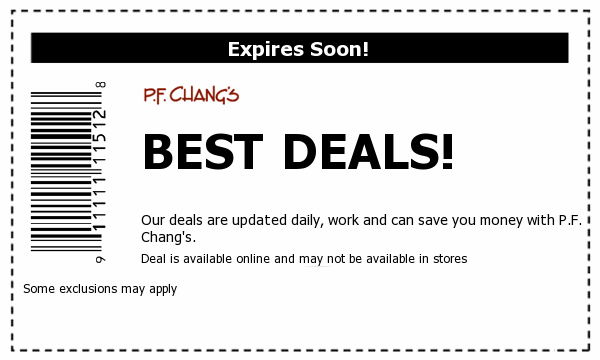 P.F. Chang's Deals