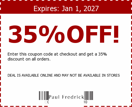 Paul Fredrick Promo Code