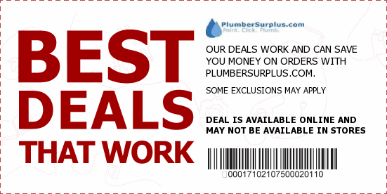 PlumberSurplus Coupons