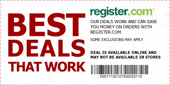 Register.com Coupons