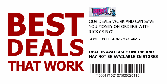 Rickys NYC Coupons