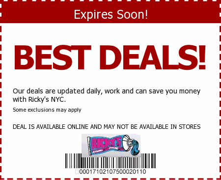 Rickys NYC Promo Code