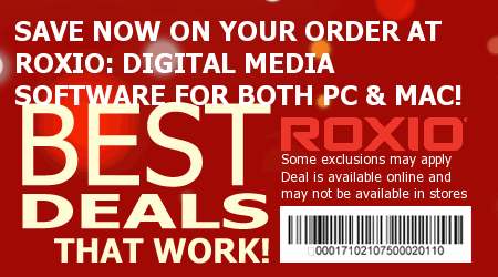 Roxio Coupon Code