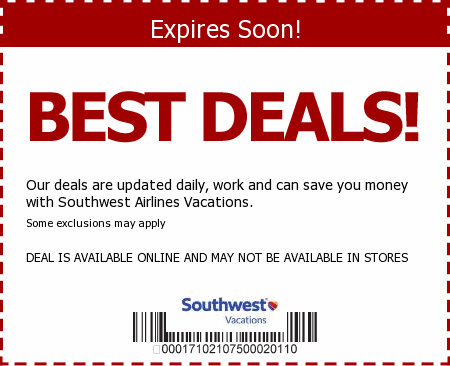 Southwest Vacations Promo Code
